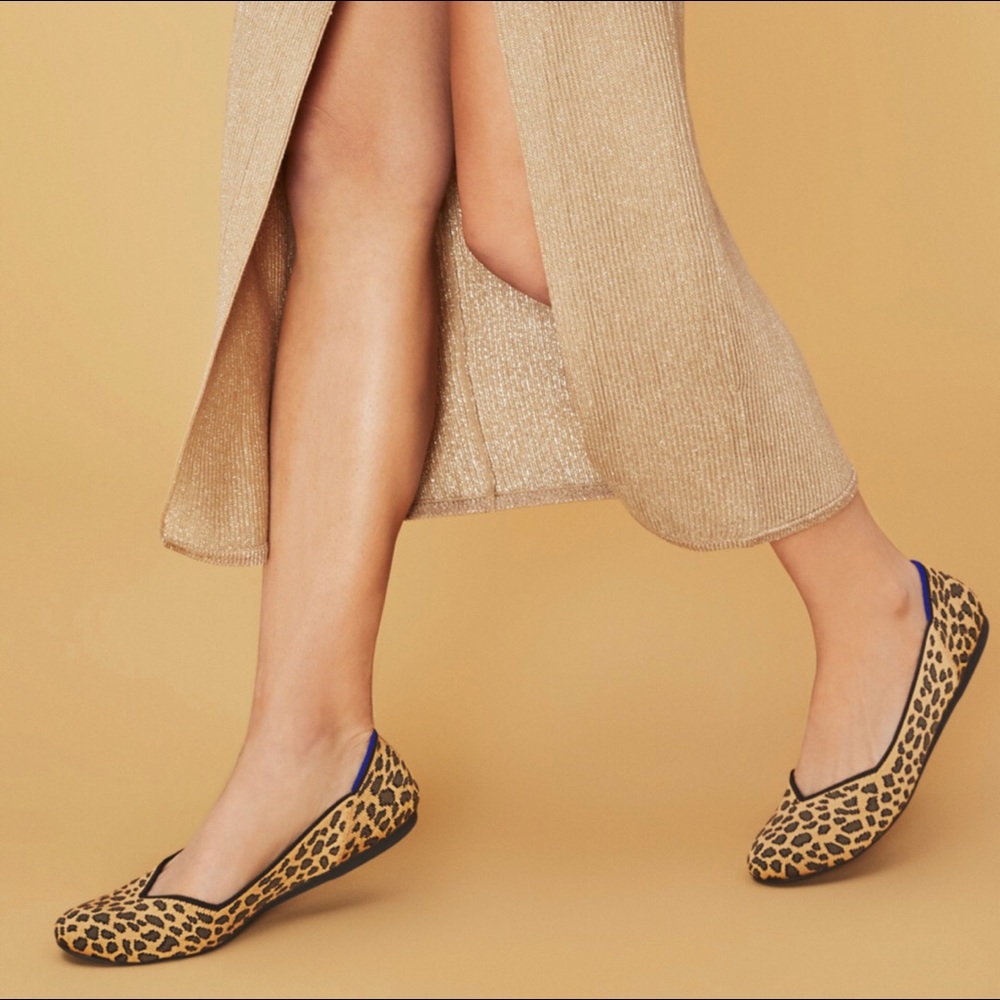 Rothy’s Leopard Flats